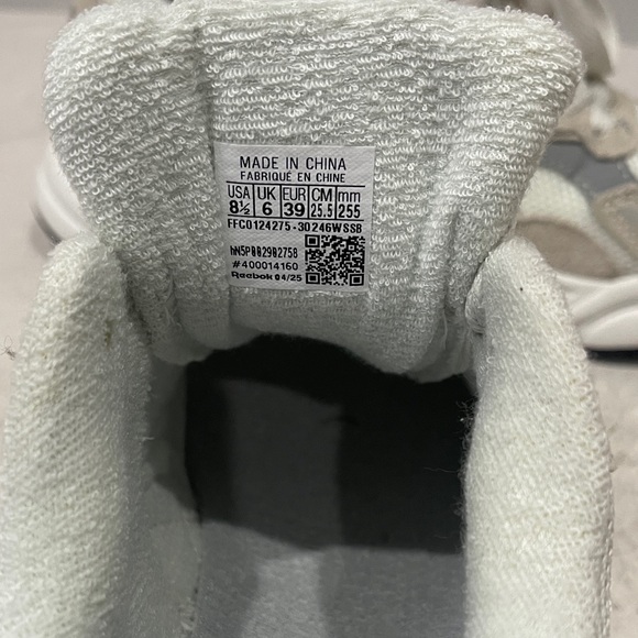 Reebok Women's Gray and White Sneakers - Picture 5 of 8